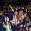 graduates celebrate at commencement